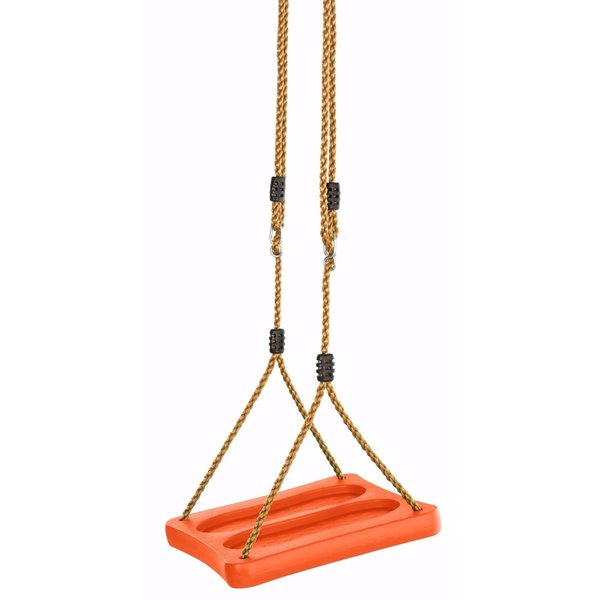 Swingan Standing Swing With Adjustable Ropes-Fully Assembled-Orange SWSSR-OR